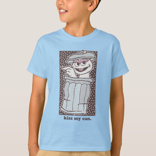 Oscar der Grouch | Kuss My Can T-Shirt (Vorderseite)