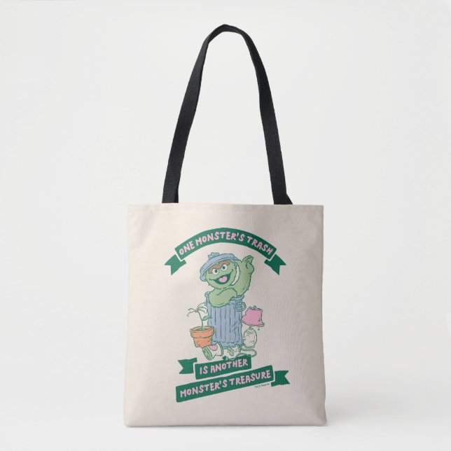 Oscar der Grouch | Monster Treasure Graphic Tasche (Vorderseite)