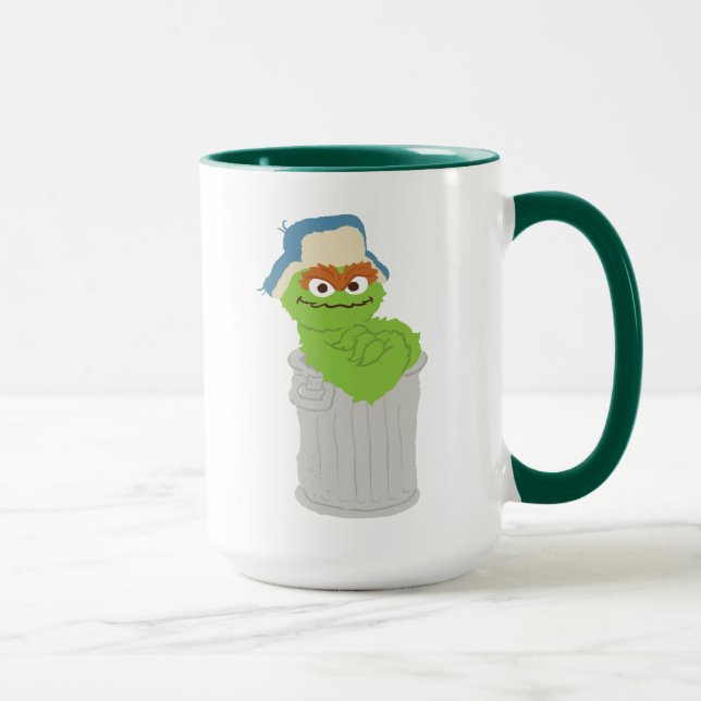 Oscar der Grouch Müll kann Lean Tasse (Rechts)