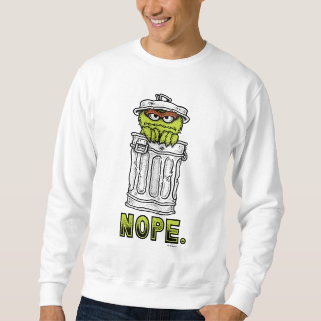 Oscar der Grouch - Nope. Sweatshirt (Vorderseite)