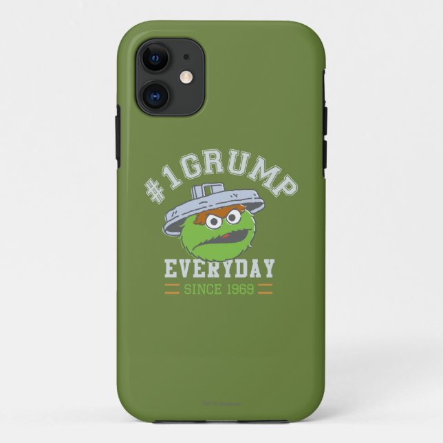 Oscar der Grouch Nummer 1 Case-Mate iPhone Hülle (Rückseite)