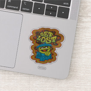 Oscar der Grouch Psychedelisch Aufkleber