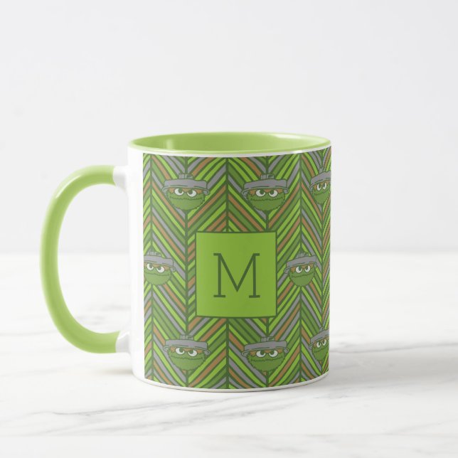 Oscar der Grouch | Rücken-Muster der 80er Jahre Tasse (Links)