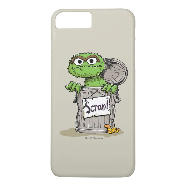 Oscar der Grouch Scram Case-Mate iPhone Hülle (Rückseite)