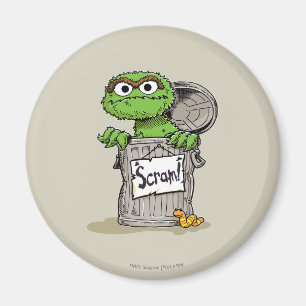 Oscar der Grouch Scram Magnet