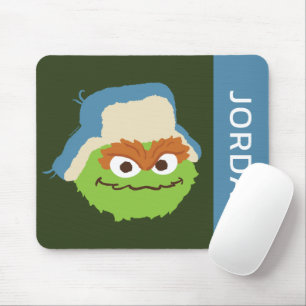 Oscar der Mülleimer Waldgesicht   Fügen Sie Ihren  Mousepad