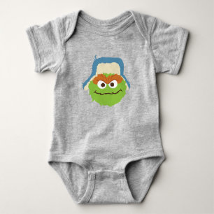 Oscar der Müllhaldenmann Waldgesicht Baby Strampler