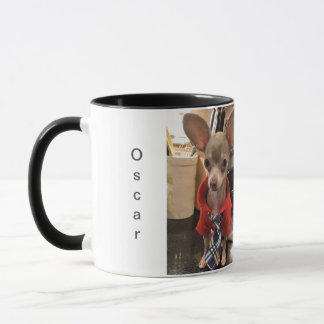 Oscar die blaue Chihuahuakaffee-Tasse Tasse