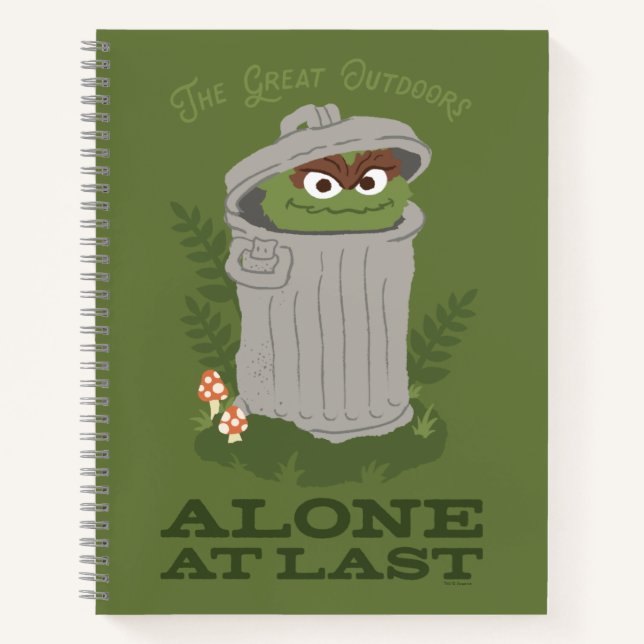 Oscar Die Grouch | Die große Außenwelt Notizbuch (Vorderseite)