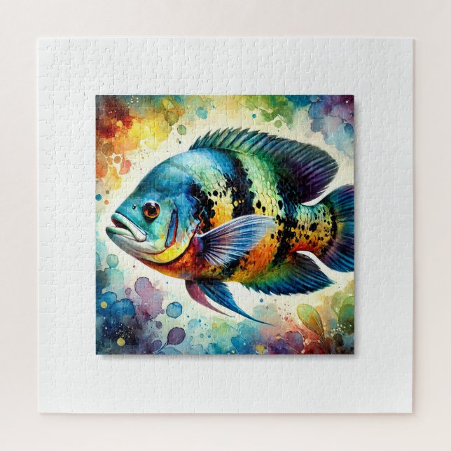 Oscar fish 180724AREF123 - Watercolor (Vertikal)