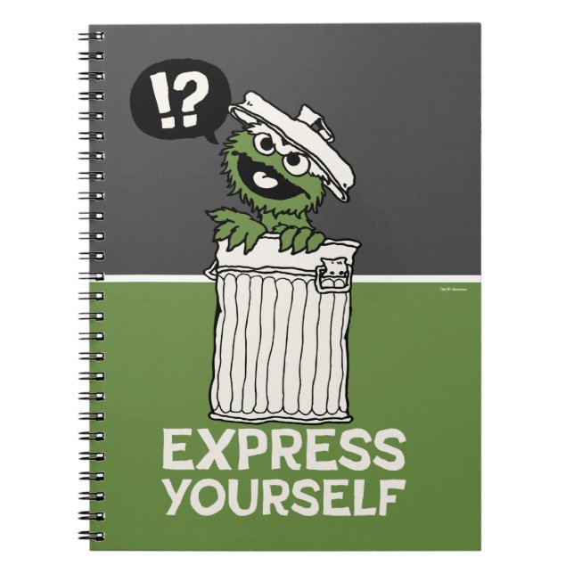 Oscar für den Grouch Express Notizblock (Vorderseite)
