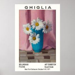 Oscar Ghiglia Blumenausstellung Poster