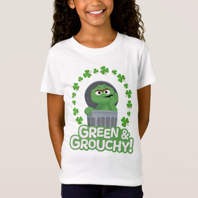 Oscar | Grün & Grouchy! T-Shirt (Vorderseite)