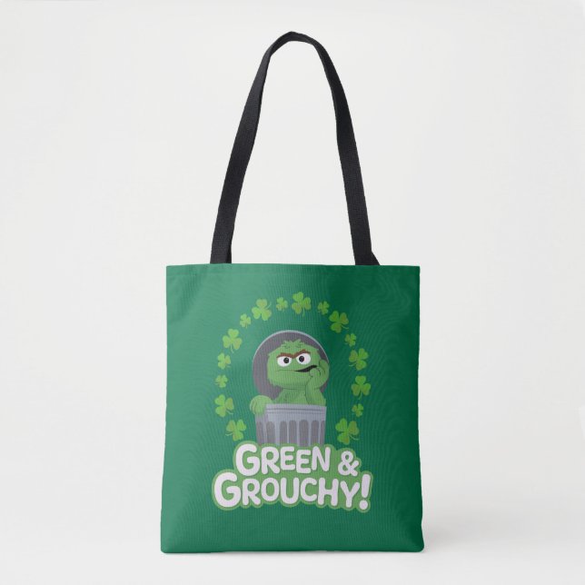 Oscar | Grün & Grouchy! Tasche (Vorderseite)