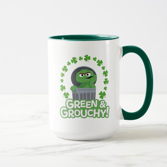 Oscar | Grün & Grouchy! Tasse (Rechts)