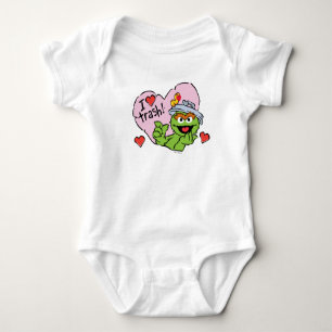 Oscar "I Liebe Trash" Valentine Baby Strampler