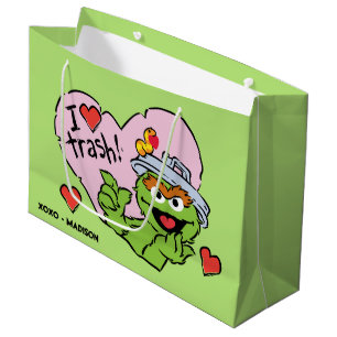 Oscar "I Liebe Trash" Valentine Große Geschenktüte