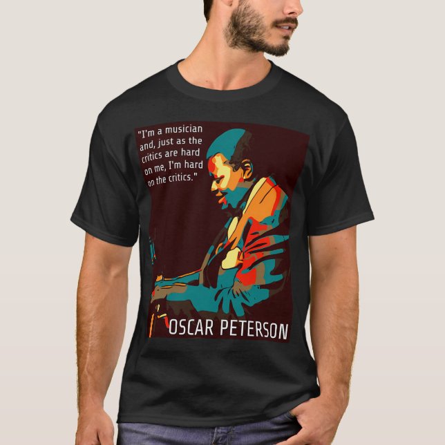 Oscar Peterson T-Shirt (Vorderseite)