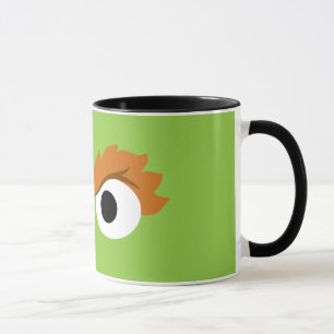 Oscar the Grouch großes Gesicht Tasse