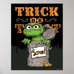 Oscar the Grouch - Trick oder Treat, Scram! Poster