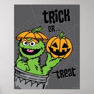 Oscar the Grouch - Trick oder Trete Poster