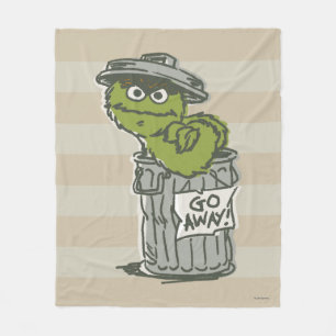Oscar the Grouch Vintage 2 Fleecedecke