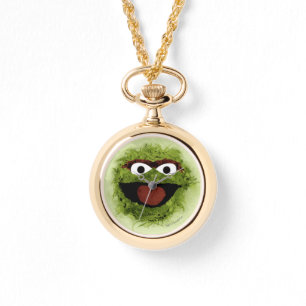 Oscar the Grouch   Watercolor Trend Armbanduhr