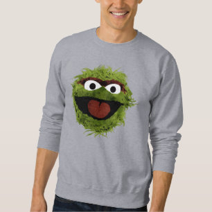 Oscar the Grouch   Watercolor Trend Sweatshirt
