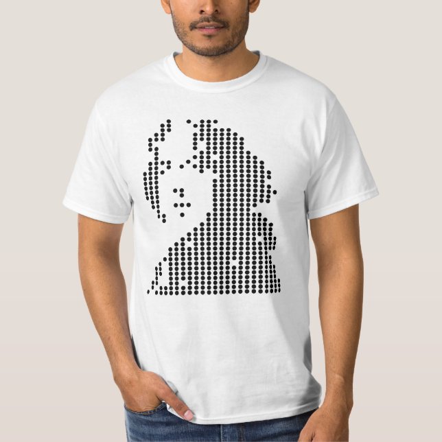 oscar wilde geometric portrait T-Shirt (Vorderseite)