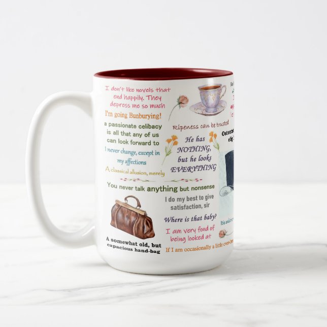 Oscar Wilde Importance d'être la Mug Earnest (Gauche)