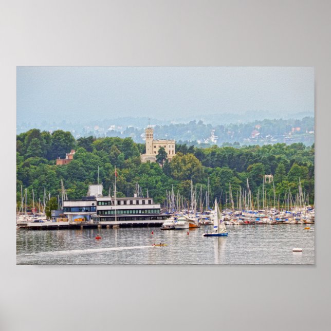 Oscarshall Castle, Oslo, Norwegen Poster (Vorne)