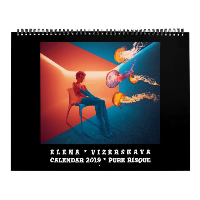OSÉ PUR du calendrier 2019 d'art d'Elena (Protection)