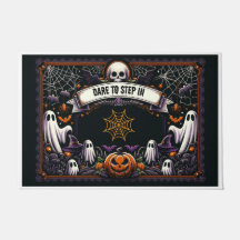 Oser entrer dans le tapis de porte d'Halloween