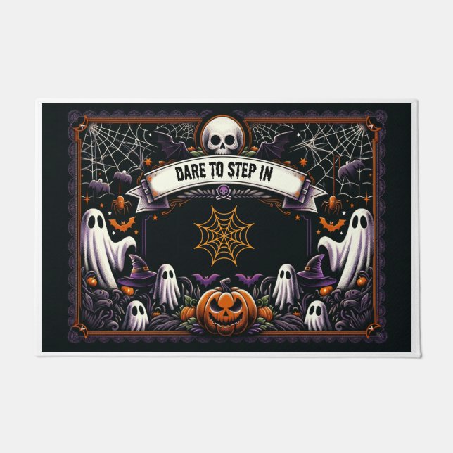 Oser entrer dans le tapis de porte d'Halloween (Devant)