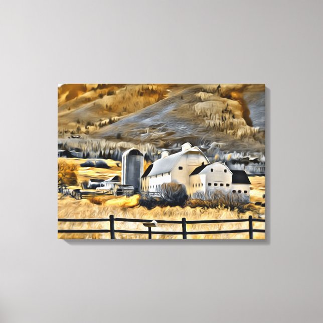 Osguthorpe Barn in Park City, Utah Leinwanddruck (Vorderseite)