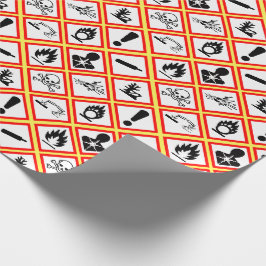 Osha-Gefahrenhinweise Geschenkpapier