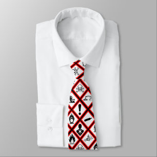Osha-Gefahrenhinweise Krawatte