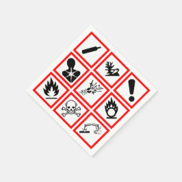 Osha Hazard Warnungen Serviette