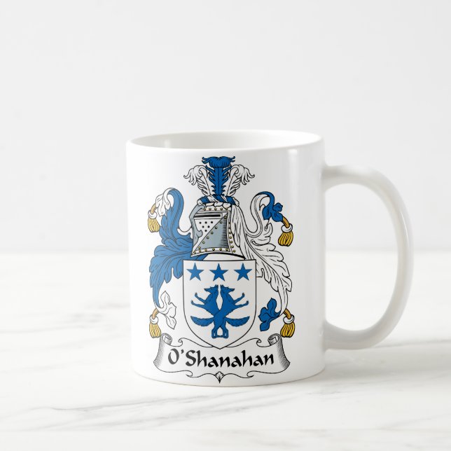 O'Shanahan Familienwappen Kaffeetasse (Rechts)