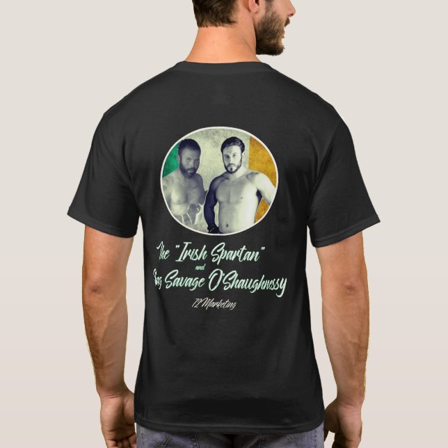 O'shaughnessy kämpfende Shirtiren des Teams mit T-Shirt (Rückseite)