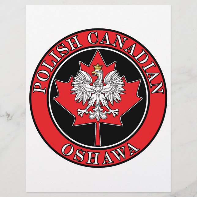 Oshawa Polnisches Rund Kanadisches Blatt (Vorne)