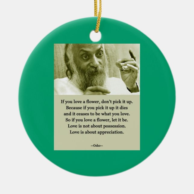 Osho Keramikornament (Vorne)