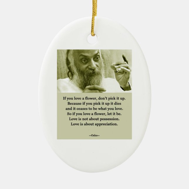 Osho Keramikornament (Vorne)