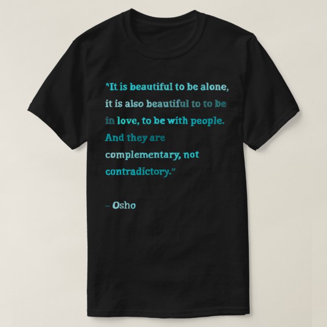 Osho quotes Classic TShirt (Design vorne)