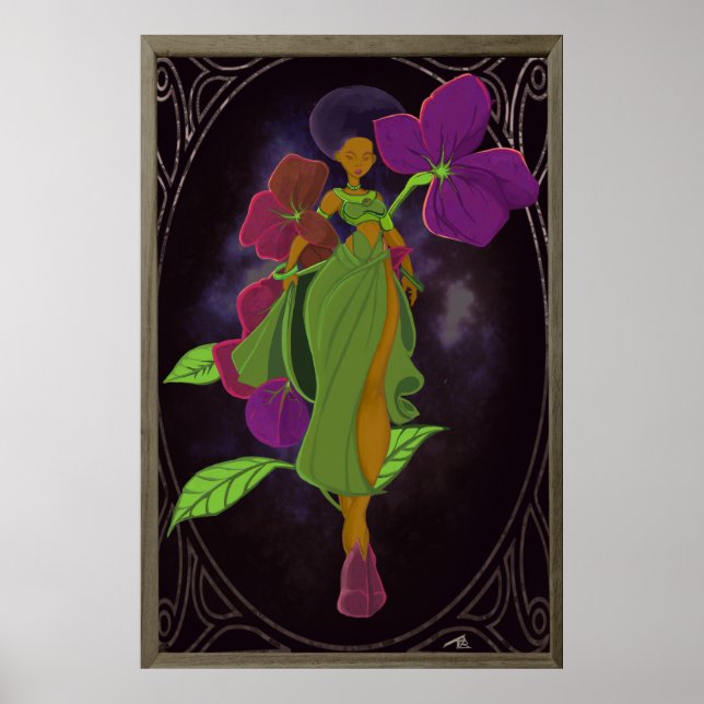 Oshun Afrikanisches Poster (Vorne)