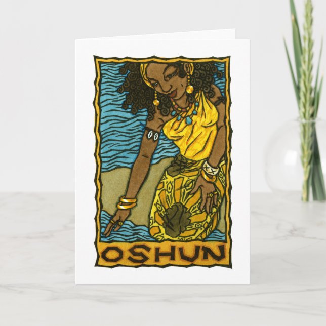 Oshun Greeting Card Karte (Vorderseite)
