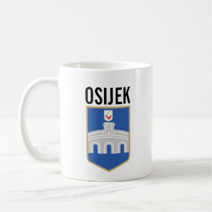 Osijek Wappen, Kroatien Kaffeetasse
