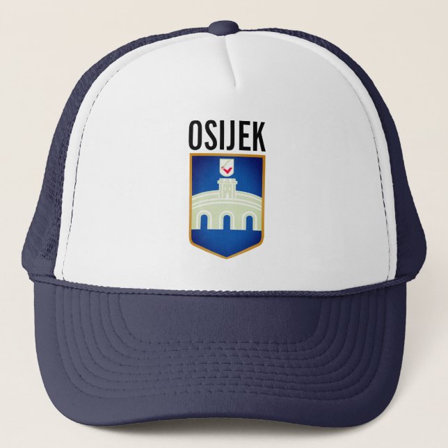 Osijek Wappen, Kroatien Truckerkappe (Vorderseite)