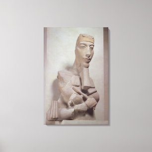 Osirid-Säule von Akhenaten (1365-1349 v. Chr.) aus Leinwanddruck