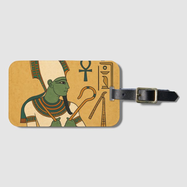 Osiris Ancient Egypt Gepäckmarke Gepäckanhänger (Vorderseite (Horizontal))